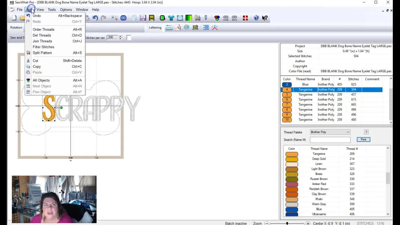 SewWhat-Pro Lettering on Vinyl Eyelet Tags: The Fast “Icons + Join Threads” Workflow That Won’t Punch Holes in Your Project