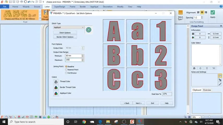 Premier+ 2 QuickFont & Font Manager: Build a Clean Appliqué Alphabet (and Stop Losing Fonts in the Chaos)