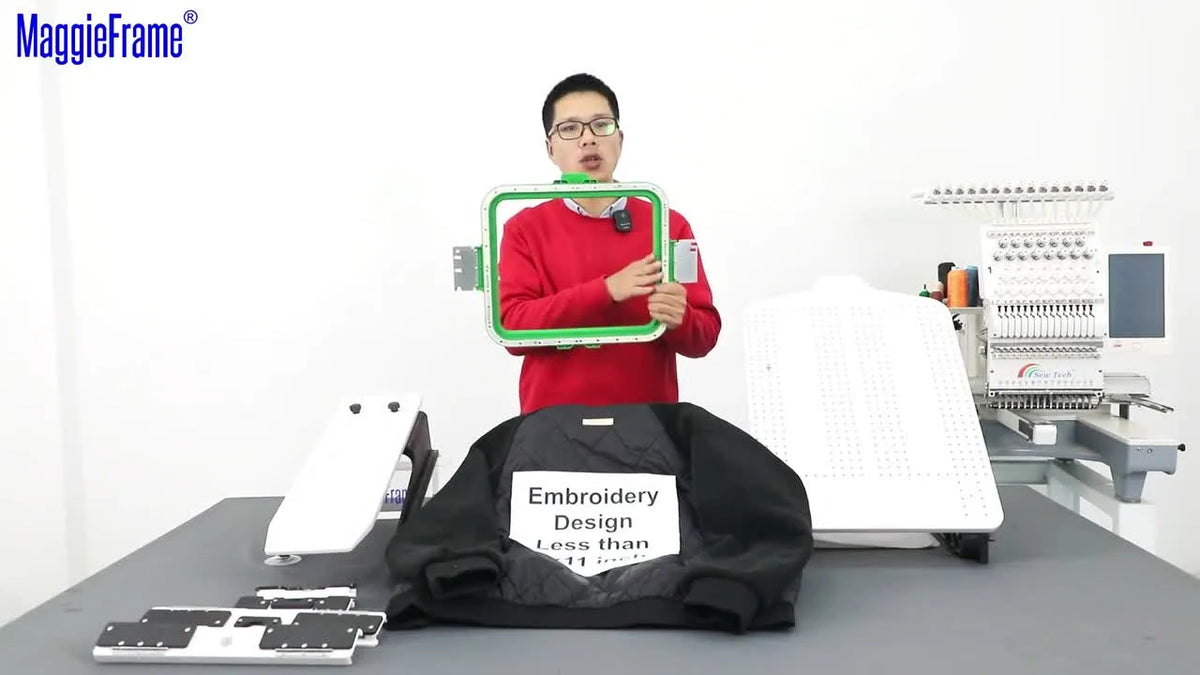 Effortless Hooping for Thick Garments: The Complete MaggieFrame System