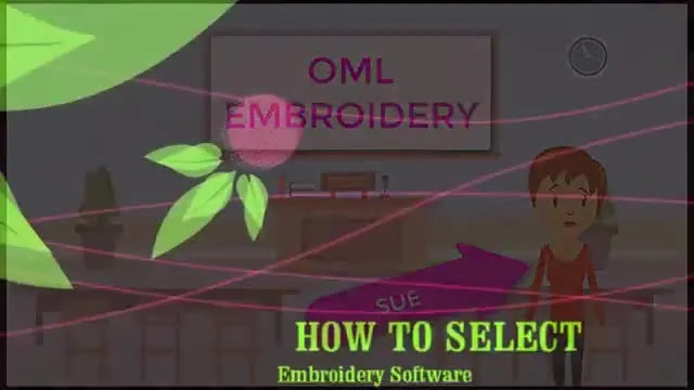A clean title card introducing a 10-step method for selecting embroidery software without confusion or wasted spending.