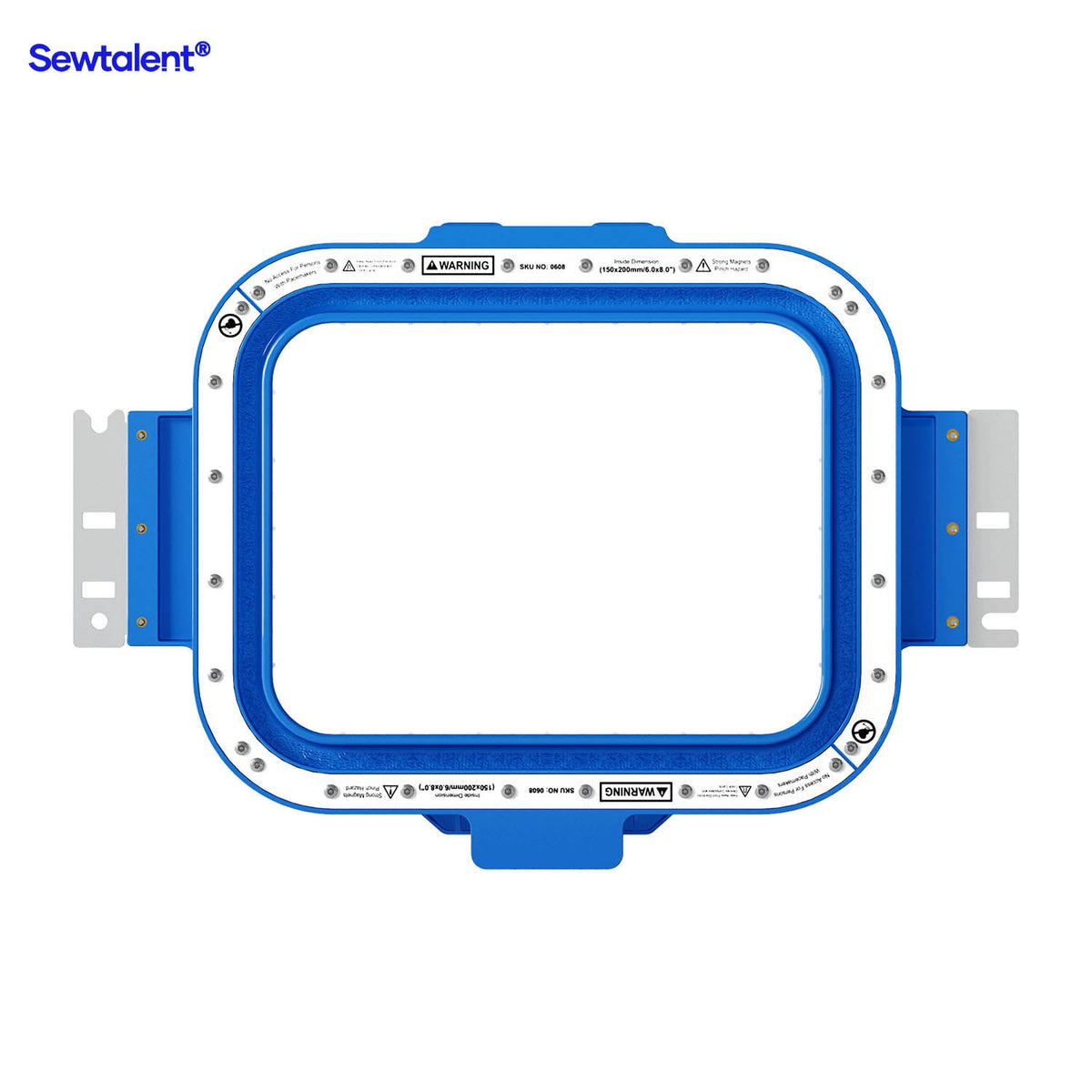 Magnetic embroidery hoop and embroidery hooping station for sale