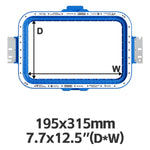 Magnetic embroidery hoop for BAI embroidery machines