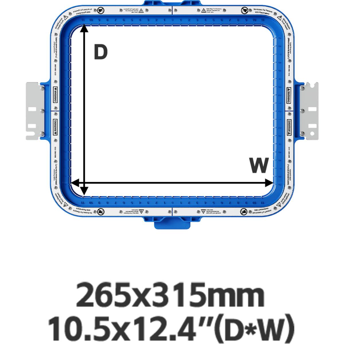 Magnetic embroidery hoop for Ricoma embroidery machines
