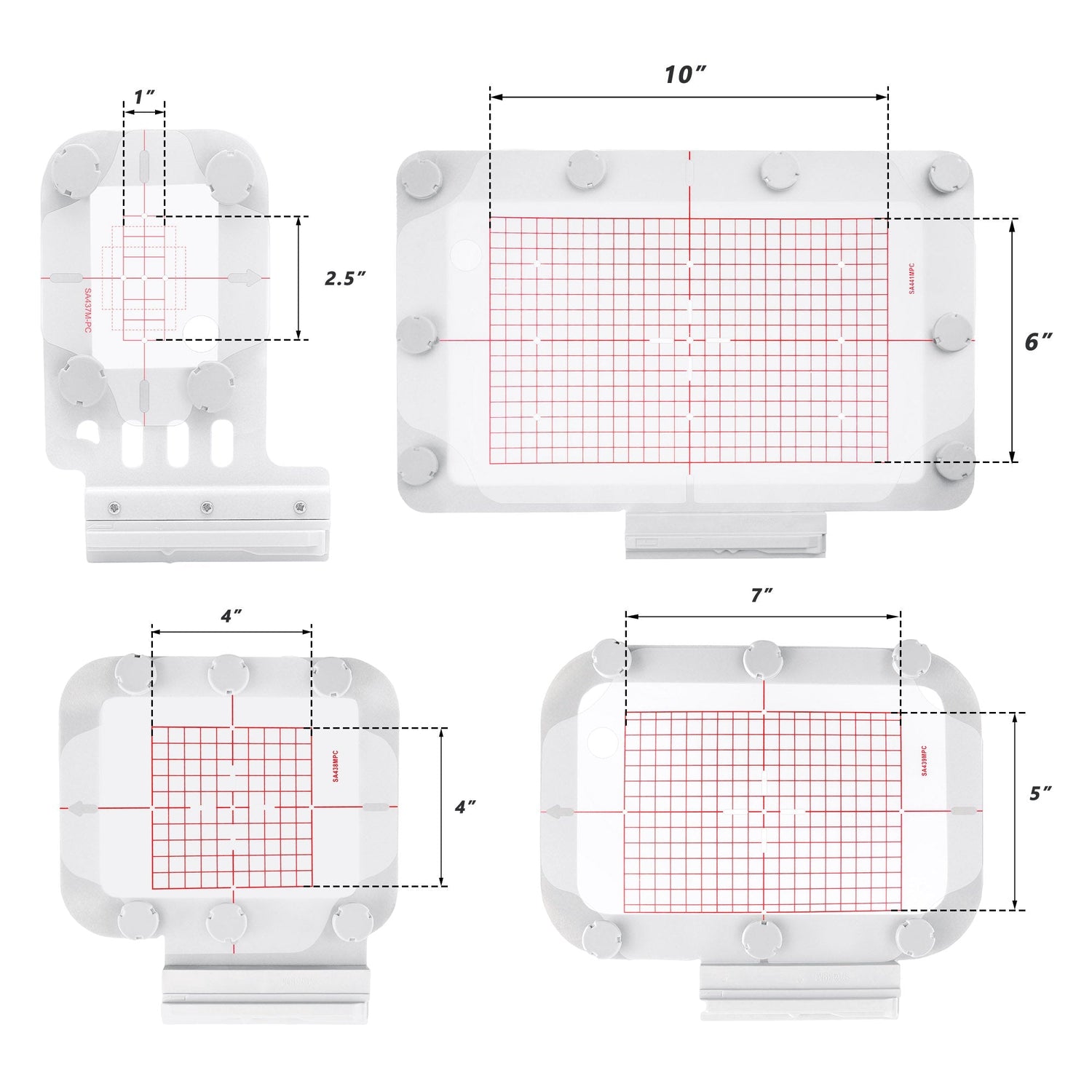 Magnetischer Rahmen für Brother NQ1700E NQ1600E VM5200 VE2300 usw. Innov-is BabyLock Stickmaschine
