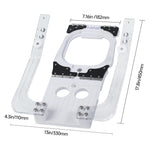 Dimension diagram of the 3.9-inch hoop positioning fixture