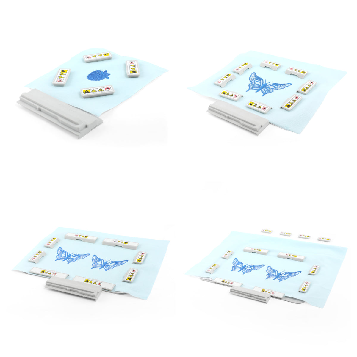 Magnetischer Stickrahmen (Langstabmagnete) für Brother NQ1700E NQ1600E VM5200 VE2300 usw. Innov-is BabyLock Stickmaschine