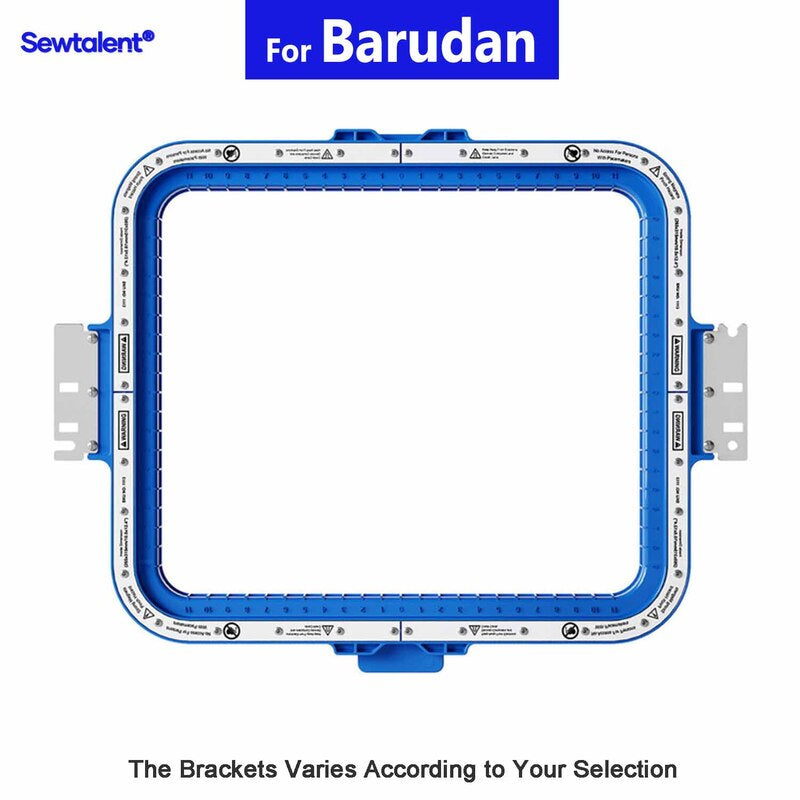 Magnetic embroidery hoop for Barudan embroidery machines