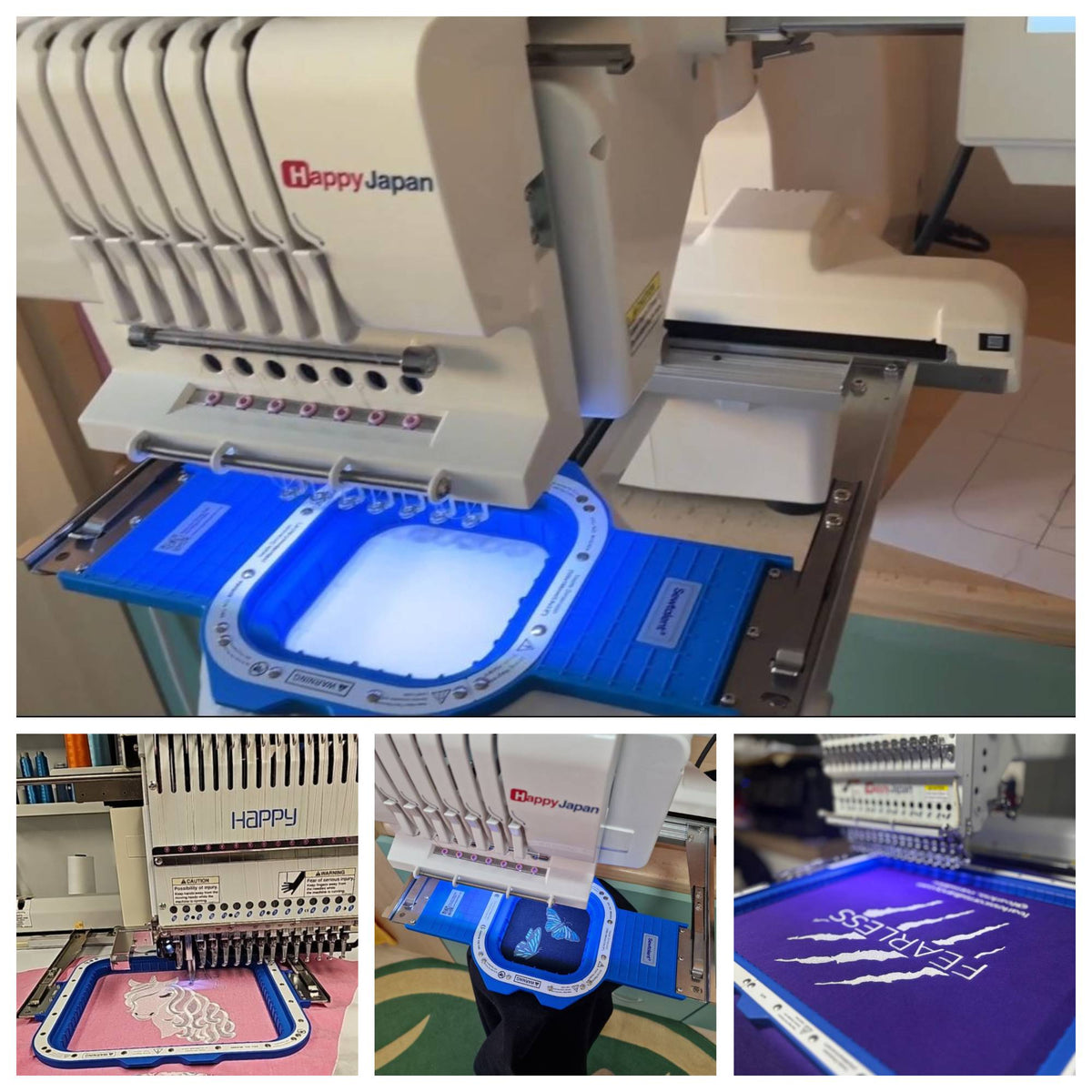 HappyJapan magnetic embroidery hoop and embroidery hooping station for sale