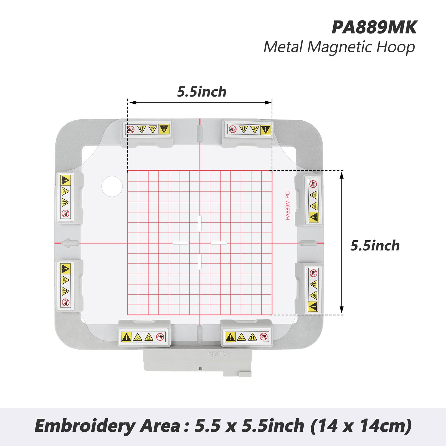Magnetischer Rahmen für Brother XV8500D XE1 XP1 usw. Babylock Destiny Solaris Stickmaschine