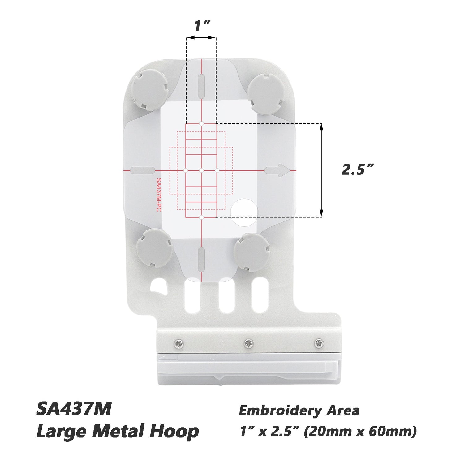 Magnetischer Rahmen für Brother NQ1700E NQ1600E VM5200 VE2300 usw. Innov-is BabyLock Stickmaschine