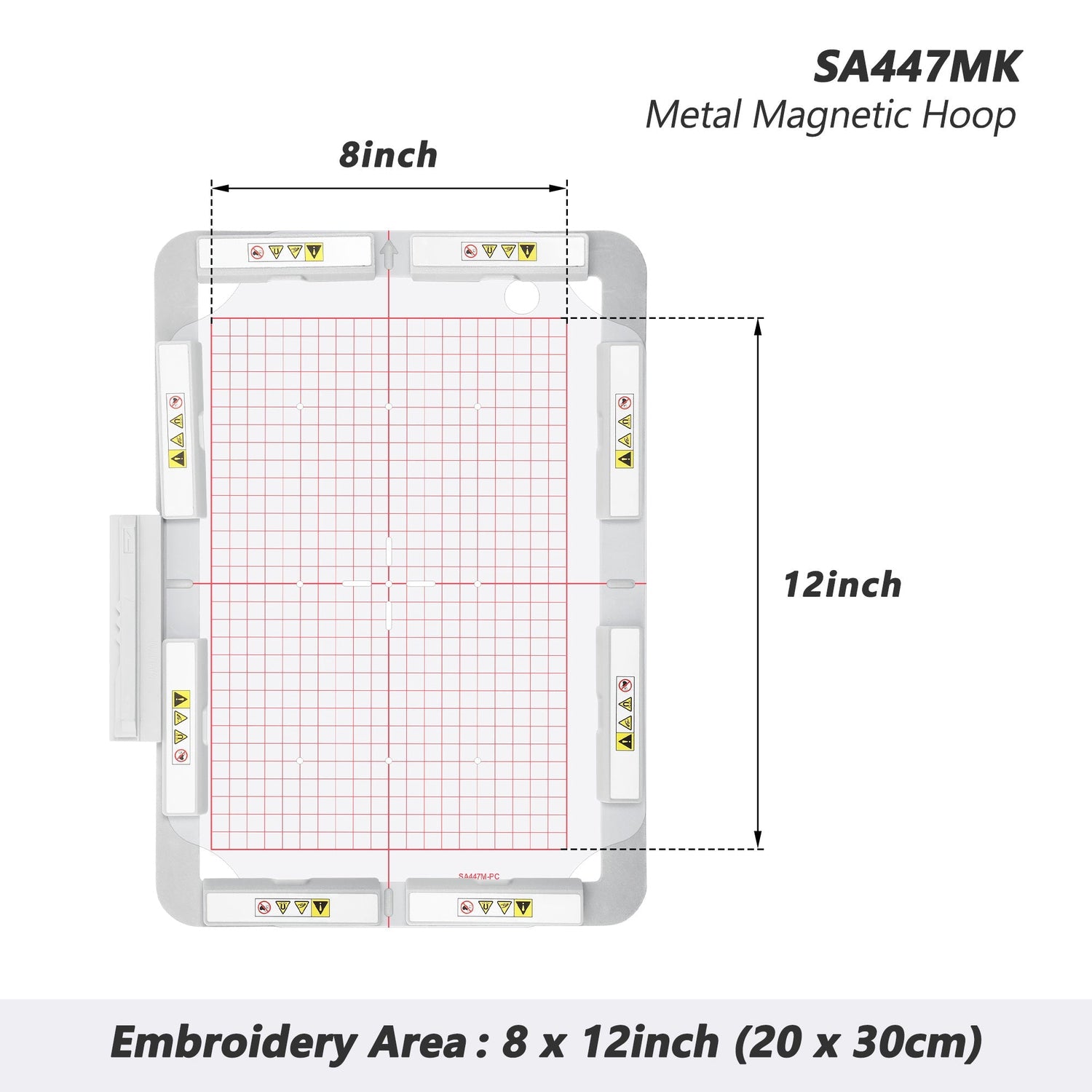 Magnetischer Stickrahmen (Langstabmagnete) für Brother Innovis Quattro 6700D VE2200 VM6200D usw. Babylock Solaris Destiny Stickmaschine