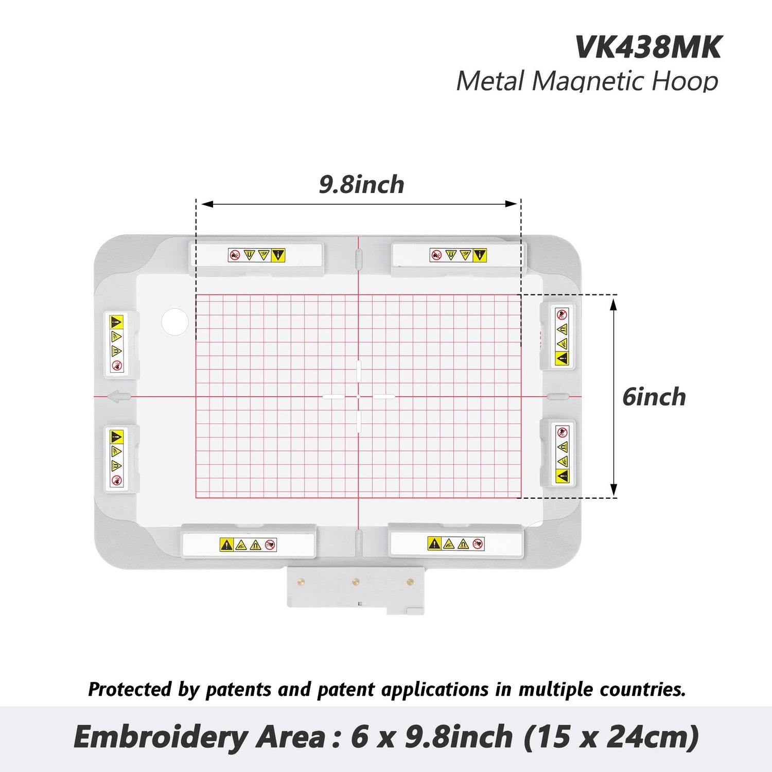 Magnetischer Rahmen für Brother XV8500D XE1 XP1 usw. Babylock Destiny Solaris Stickmaschine