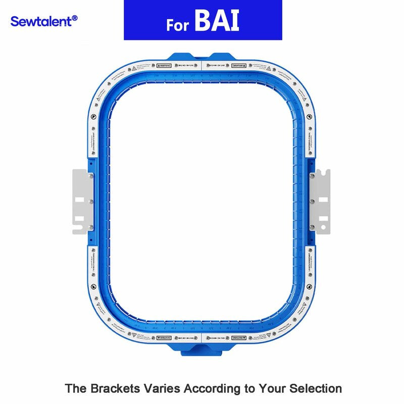Magnetic embroidery hoop for BAI embroidery machines